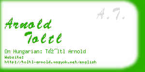 arnold toltl business card